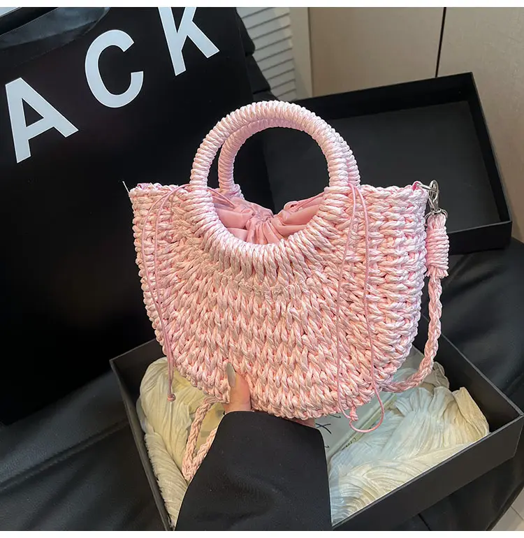 Straw Woven Crossbody Bag for Women 2026 - Image 2