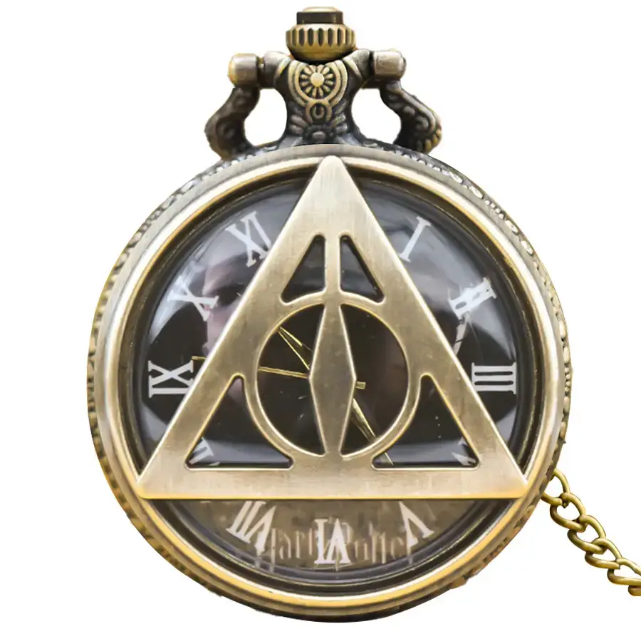 Gryffindor Quilted Pocket Watch with Chain - Image 14