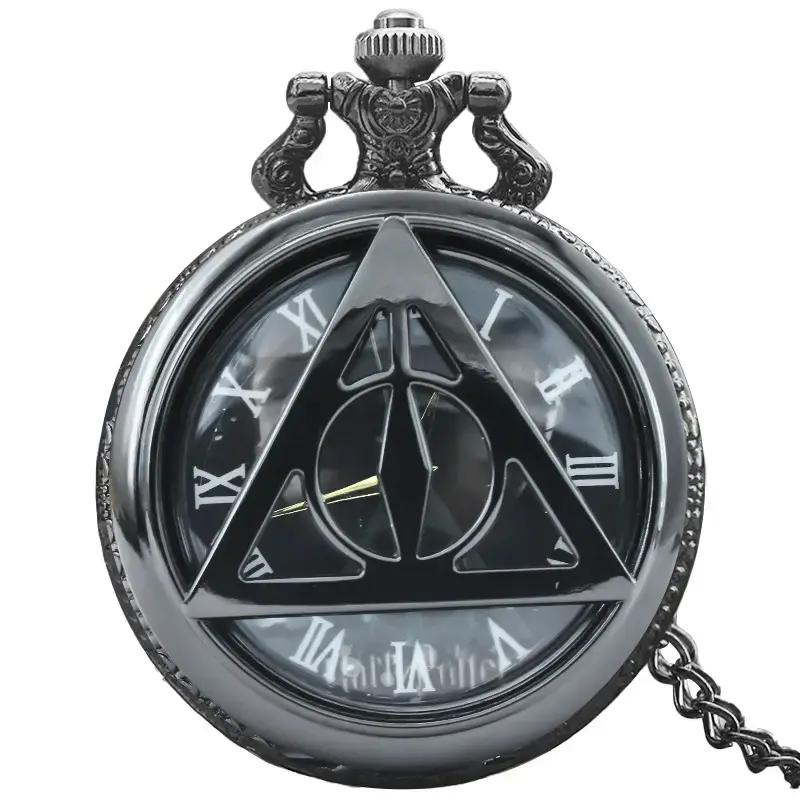 Gryffindor Quilted Pocket Watch with Chain - Image 25