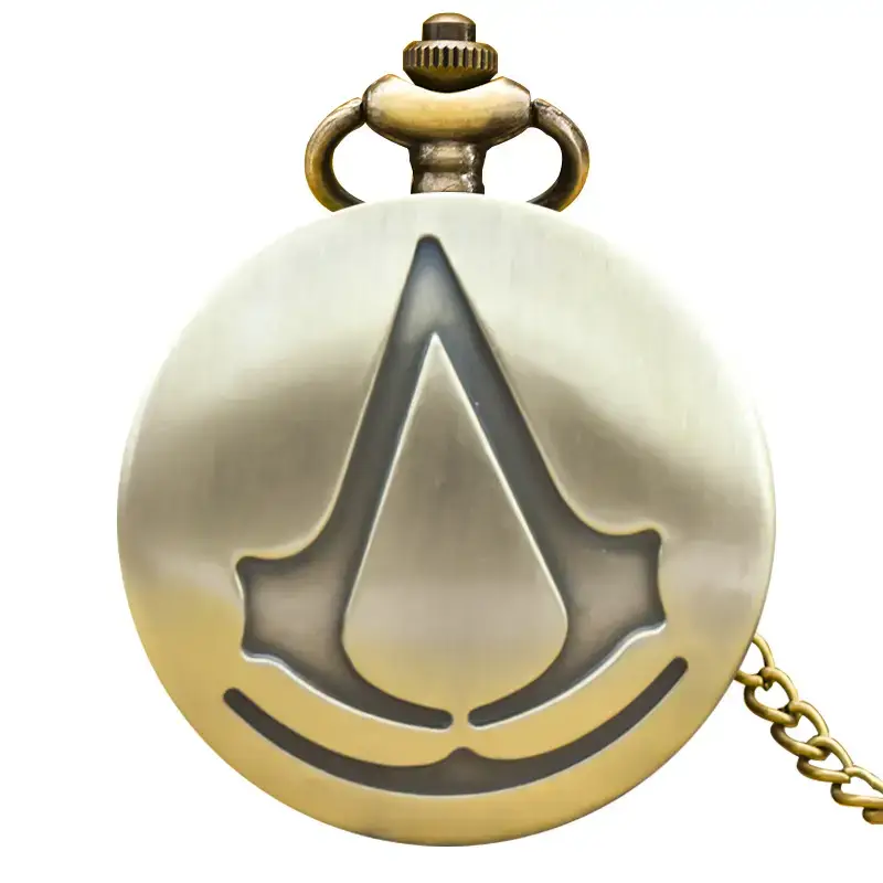Gryffindor Quilted Pocket Watch with Chain - Image 3