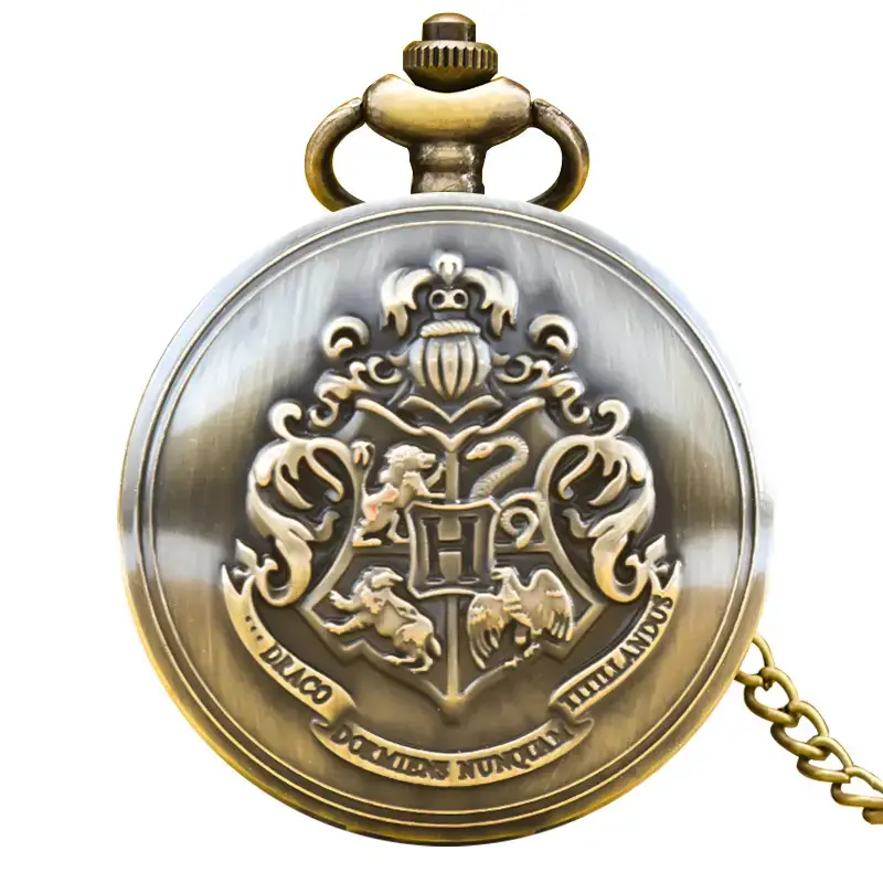 Gryffindor Quilted Pocket Watch with Chain - Image 5