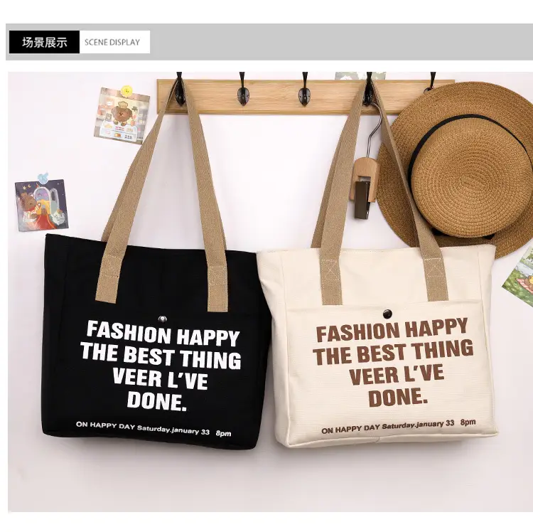 2025 Spring Canvas Crossbody Bag Large Capacity — feature 24