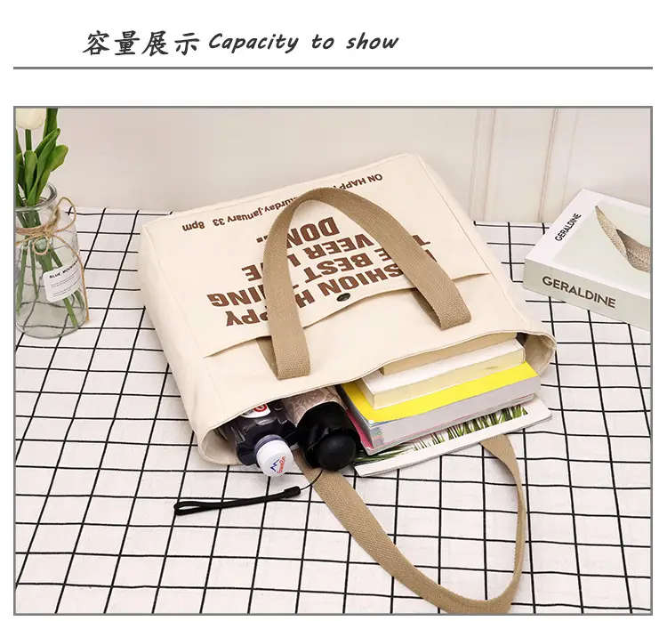 2025 Spring Canvas Crossbody Bag Large Capacity — feature 3