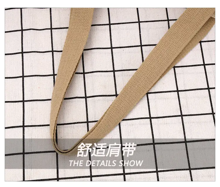 2025 Spring Canvas Crossbody Bag Large Capacity — feature 31