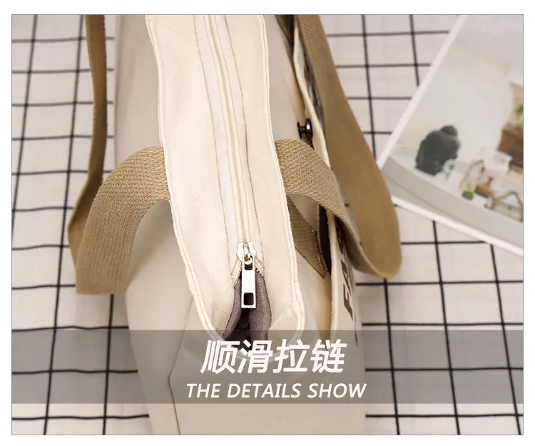 2025 Spring Canvas Crossbody Bag Large Capacity — feature 35