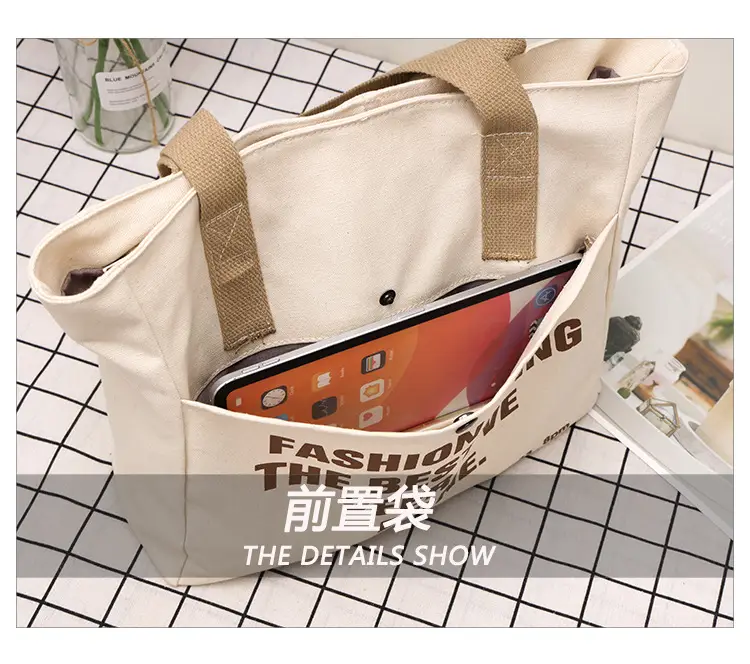 2025 Spring Canvas Crossbody Bag Large Capacity — feature 5