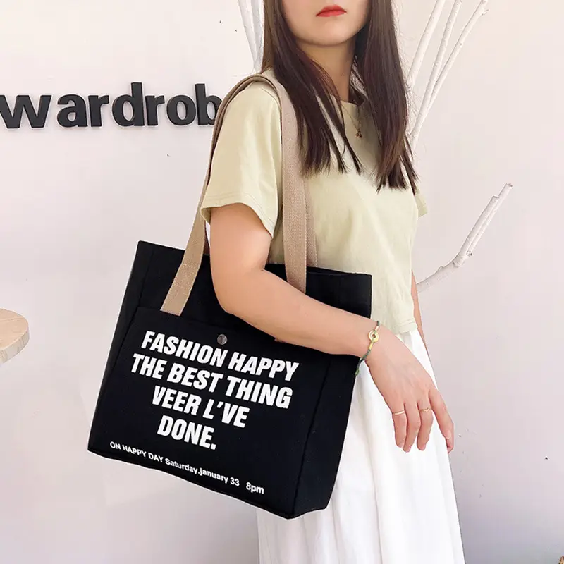 2025 Spring Canvas Crossbody Bag Large Capacity - Image 2