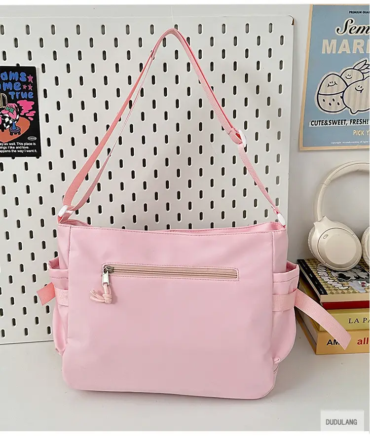 Japanese Style Transparent Bar Bag Pvc Board Campus Versatile Large Capacity Simple Shoulder Crossbody Bag Girl Bag — feature 12