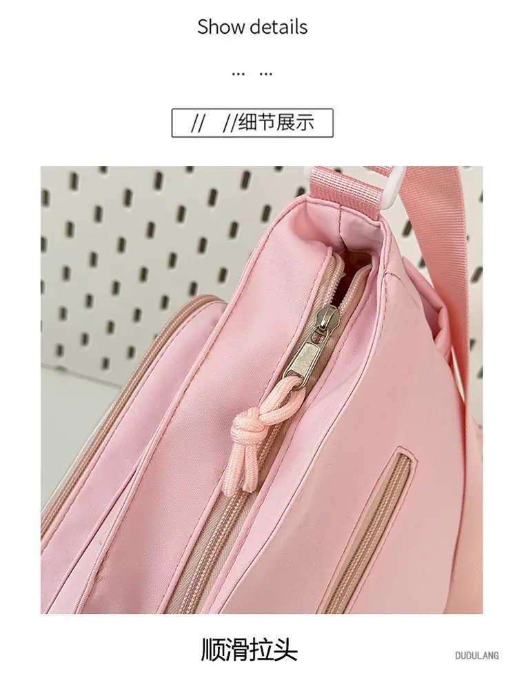 Japanese Style Transparent Bar Bag Pvc Board Campus Versatile Large Capacity Simple Shoulder Crossbody Bag Girl Bag — feature 13