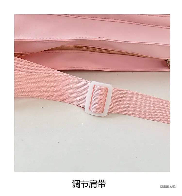 Japanese Style Transparent Bar Bag Pvc Board Campus Versatile Large Capacity Simple Shoulder Crossbody Bag Girl Bag — feature 14
