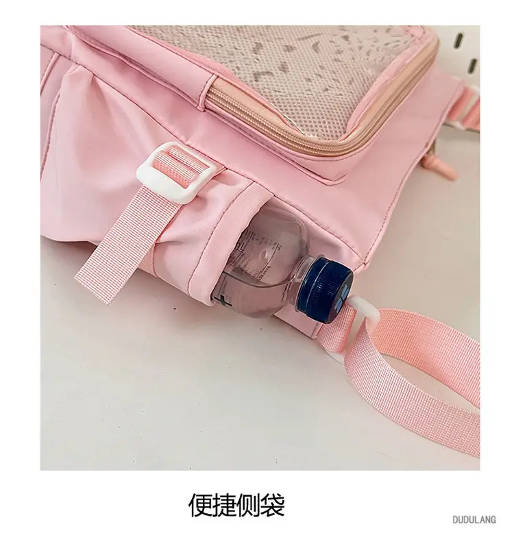Japanese Style Transparent Bar Bag Pvc Board Campus Versatile Large Capacity Simple Shoulder Crossbody Bag Girl Bag — feature 15