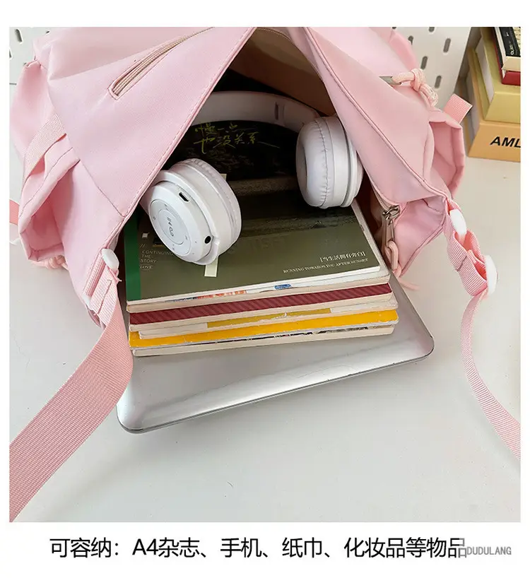 Japanese Style Transparent Bar Bag Pvc Board Campus Versatile Large Capacity Simple Shoulder Crossbody Bag Girl Bag — feature 19
