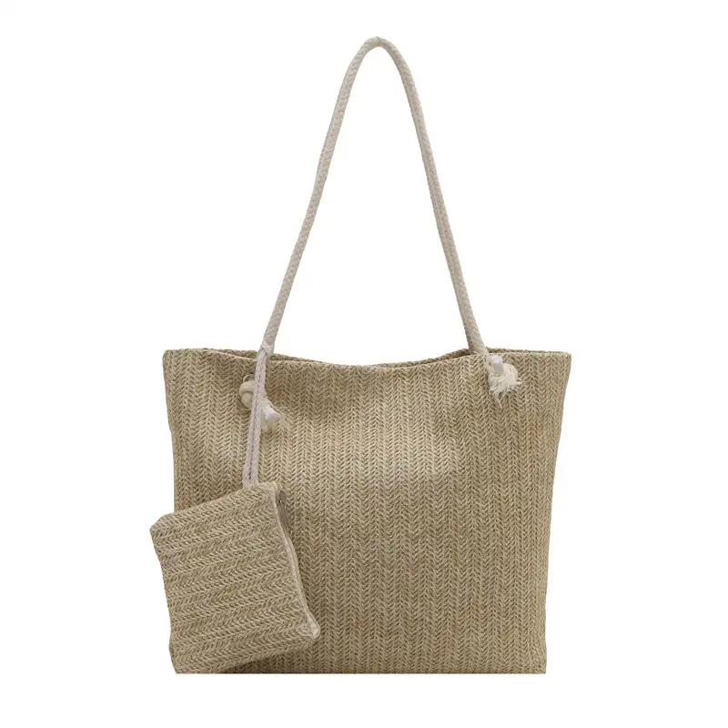 Straw Woven Mother-in-Law Bag for Women Large Capacity - Image 7
