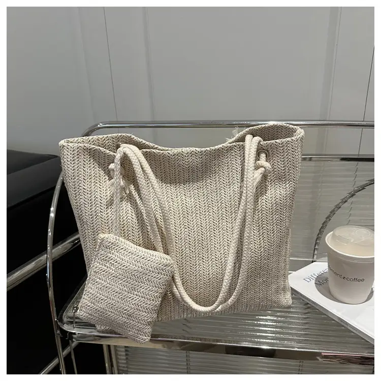 Straw Woven Mother-in-Law Bag for Women Large Capacity — feature 11
