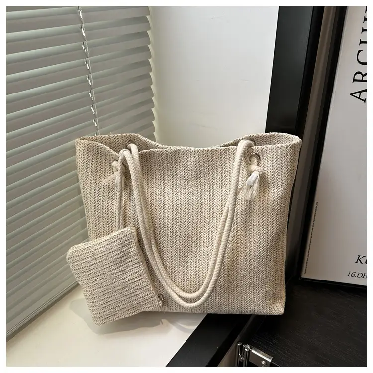 Straw Woven Mother-in-Law Bag for Women Large Capacity — feature 12