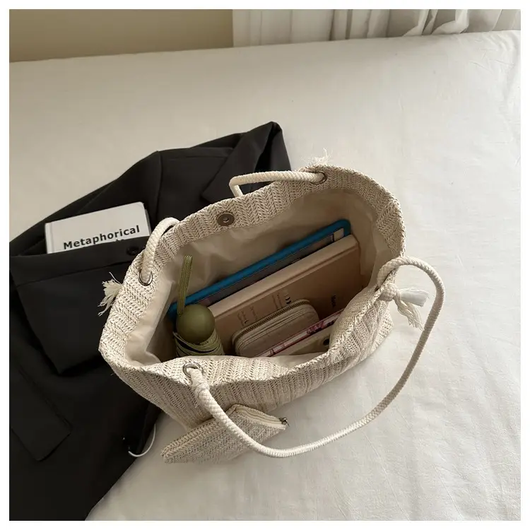 Straw Woven Mother-in-Law Bag for Women Large Capacity — feature 29