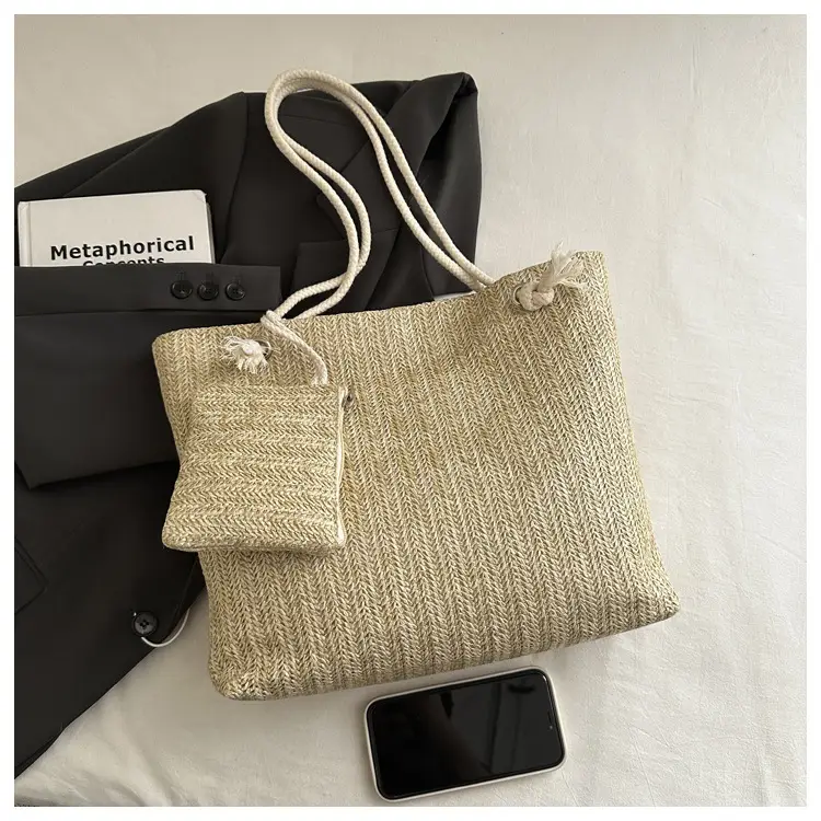 Straw Woven Mother-in-Law Bag for Women Large Capacity — feature 31
