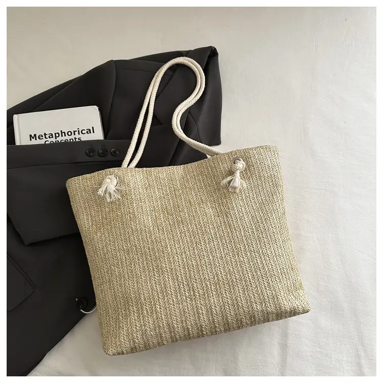 Straw Woven Mother-in-Law Bag for Women Large Capacity — feature 32