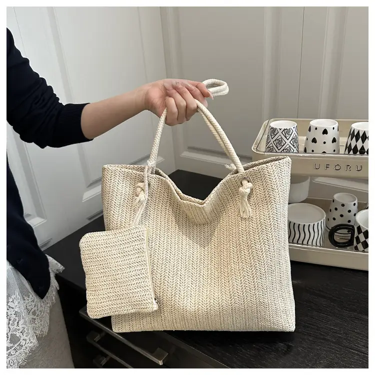 Straw Woven Mother-in-Law Bag for Women Large Capacity — feature 34