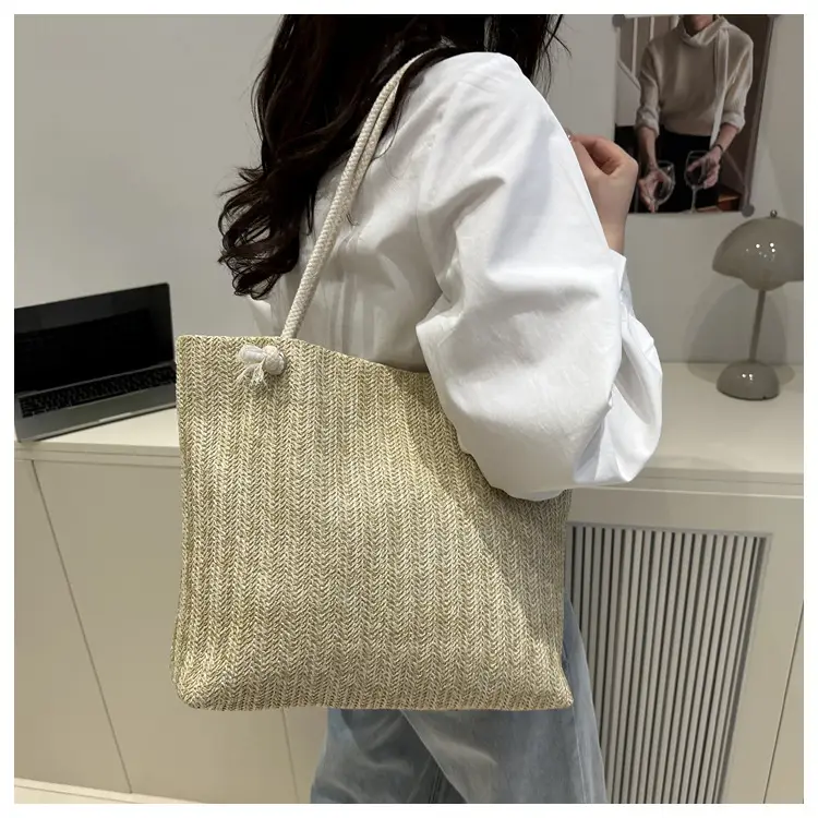 Straw Woven Mother-in-Law Bag for Women Large Capacity — feature 43
