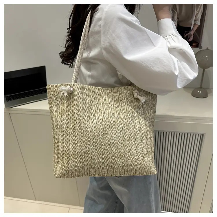 Straw Woven Mother-in-Law Bag for Women Large Capacity — feature 44