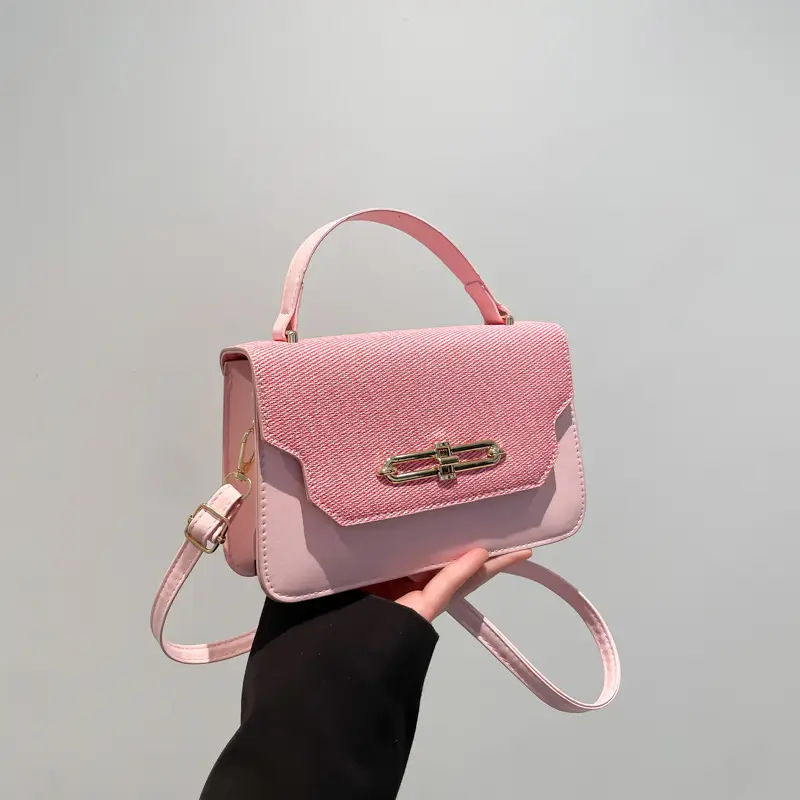 Trendy Pu Texture Shoulder Bag for Women - Image 8