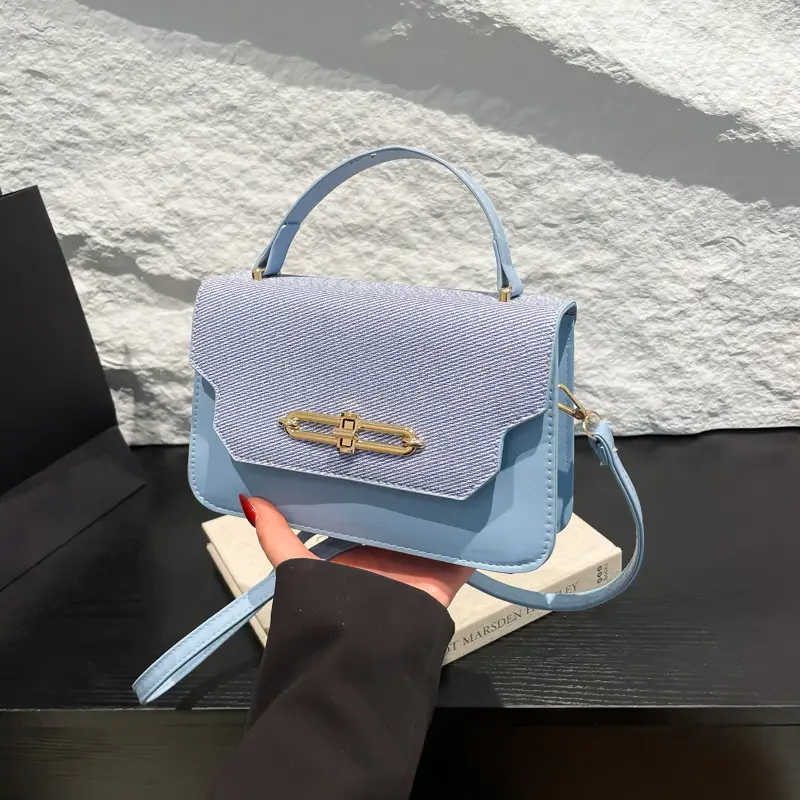 Trendy Pu Texture Shoulder Bag for Women - Image 9