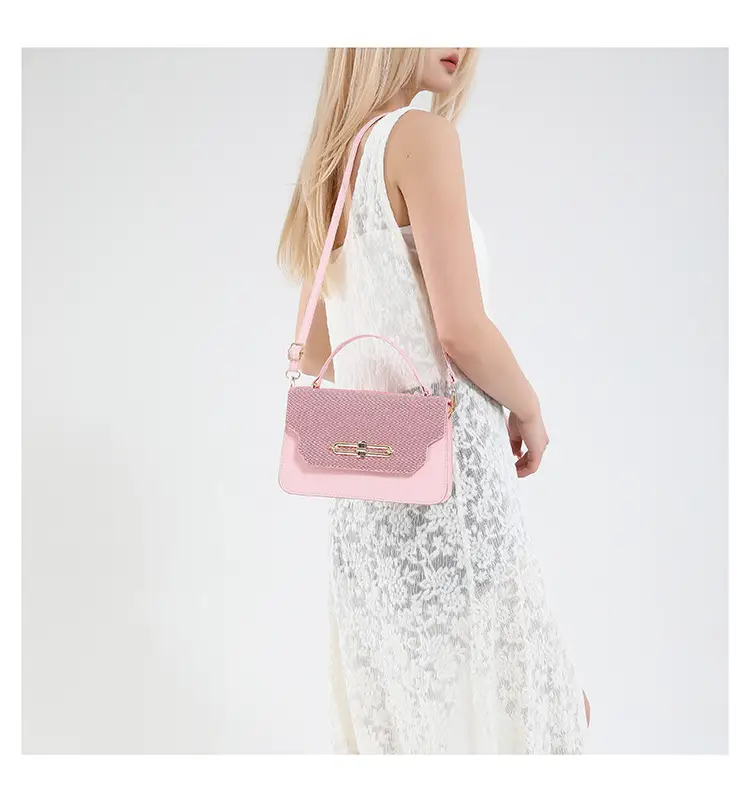 Trendy Pu Texture Shoulder Bag for Women — feature 10