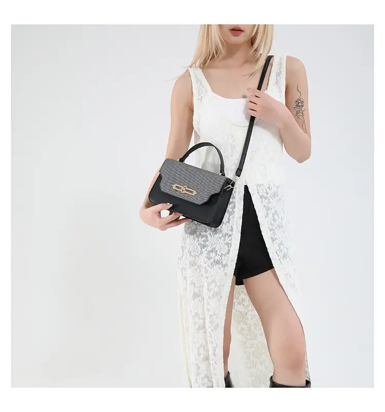 Trendy Pu Texture Shoulder Bag for Women — feature 11