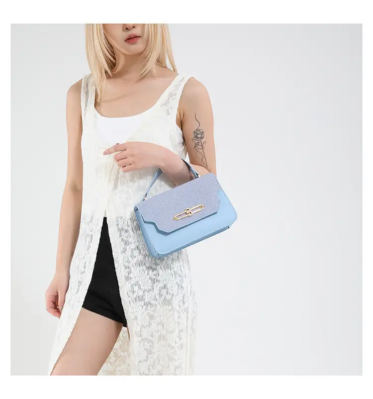 Trendy Pu Texture Shoulder Bag for Women — feature 16