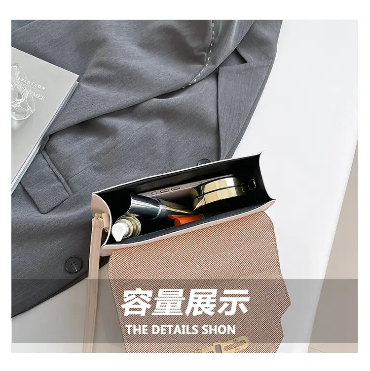 Trendy Pu Texture Shoulder Bag for Women — feature 6