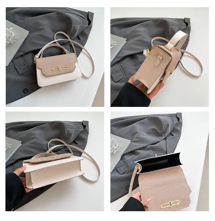 Trendy Pu Texture Shoulder Bag for Women — feature 7