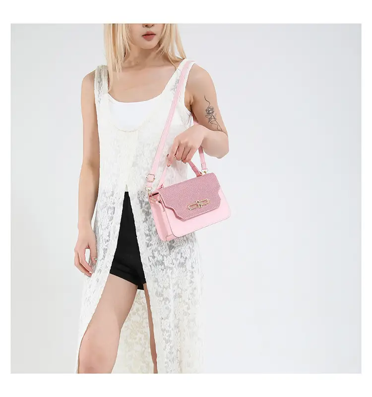 Trendy Pu Texture Shoulder Bag for Women — feature 9