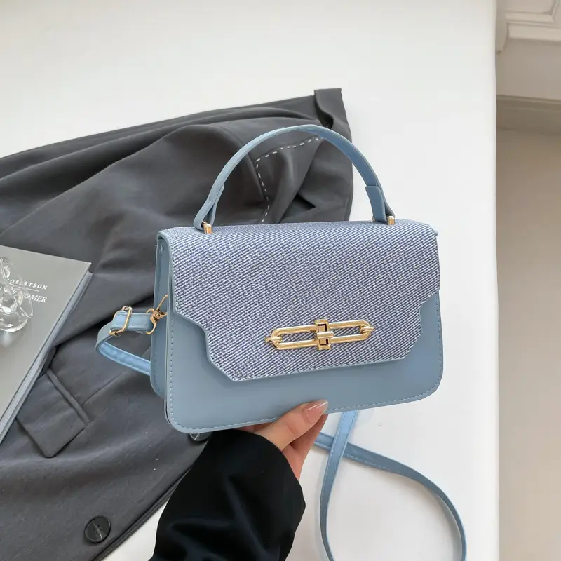 Trendy Pu Texture Shoulder Bag for Women - Image 4