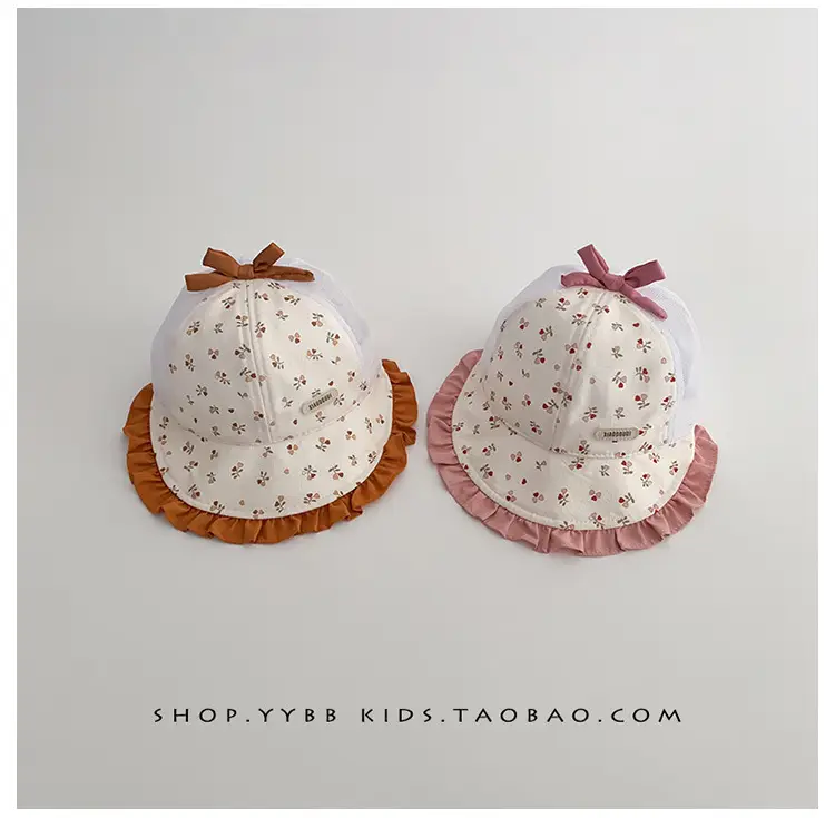 Baby Sunshade Hat with Bow for Girls — feature 2