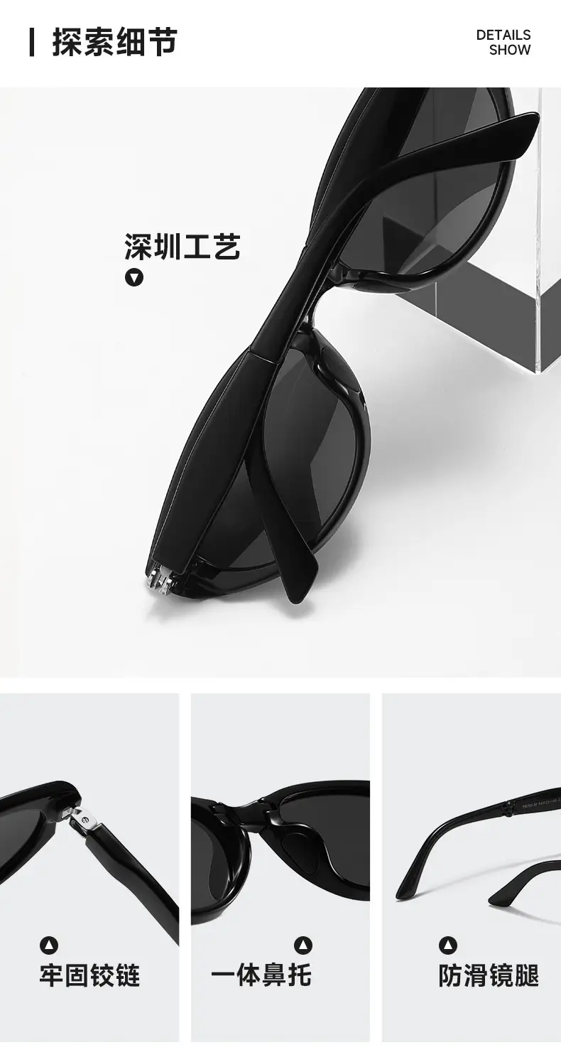 Women Anti-UV Polarized Sunglasses Black 2025 Style β feature 7