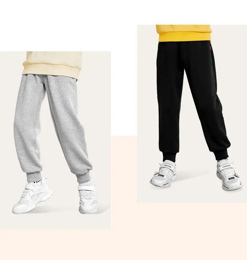 Kids Sweatpants Black Graphic Spring 2025 — feature 12