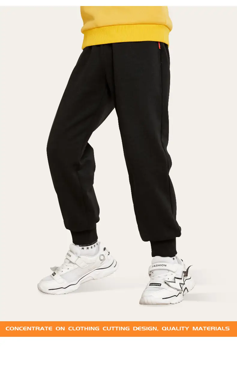 Kids Sweatpants Black Graphic Spring 2025 — feature 14