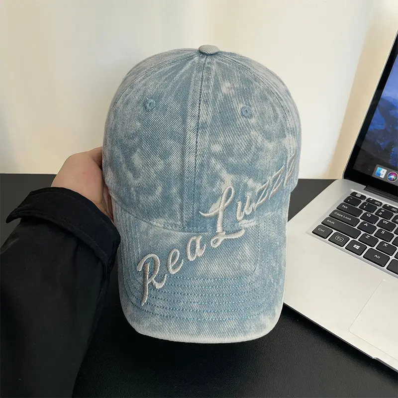 Men's Distressed Black "Real Lover" Cap - Image 6