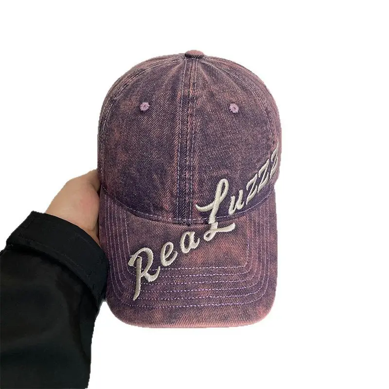 Men's Distressed Black "Real Lover" Cap - Image 10