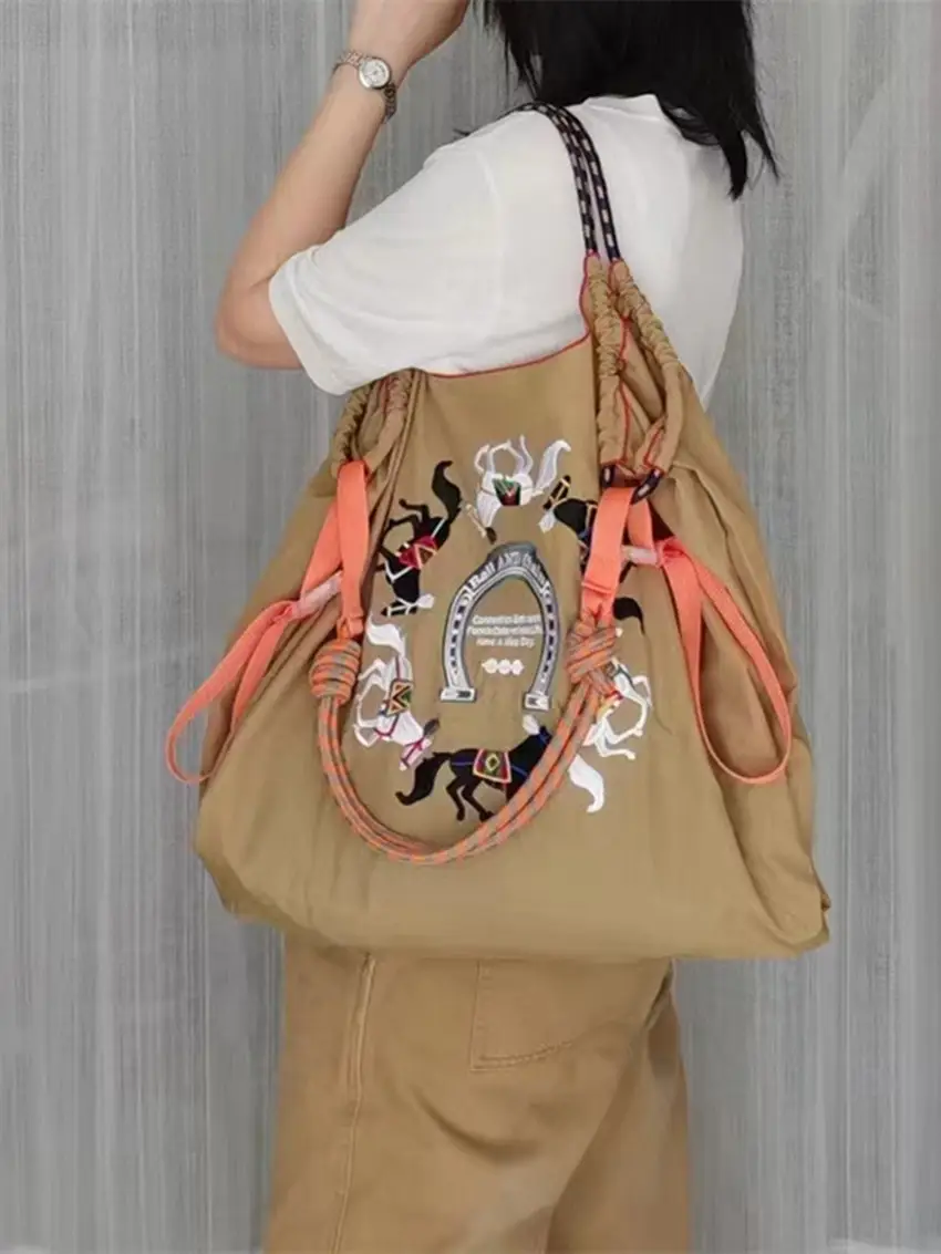 Pink Embroidered Shoulder Bag for Women luggage and leather goods - Image 239