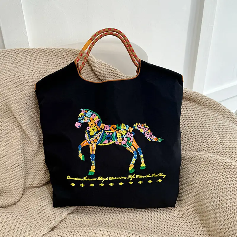 Pink Embroidered Shoulder Bag for Women luggage and leather goods - Image 135