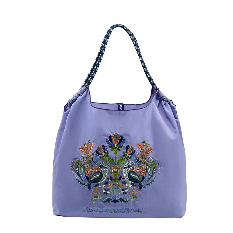 Pink Embroidered Shoulder Bag for Women luggage and leather goods - Image 144