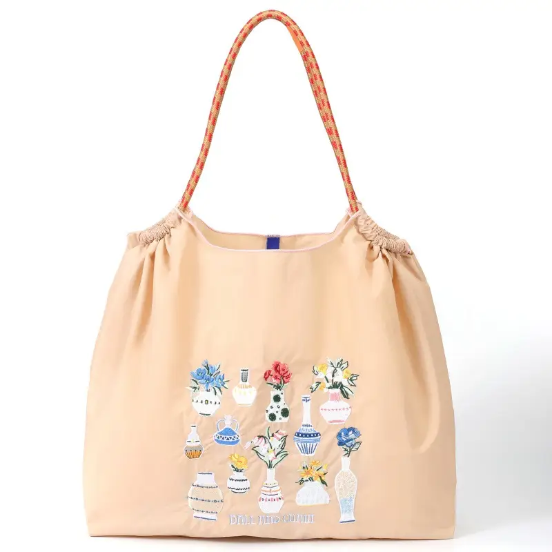 Pink Embroidered Shoulder Bag for Women luggage and leather goods - Image 194