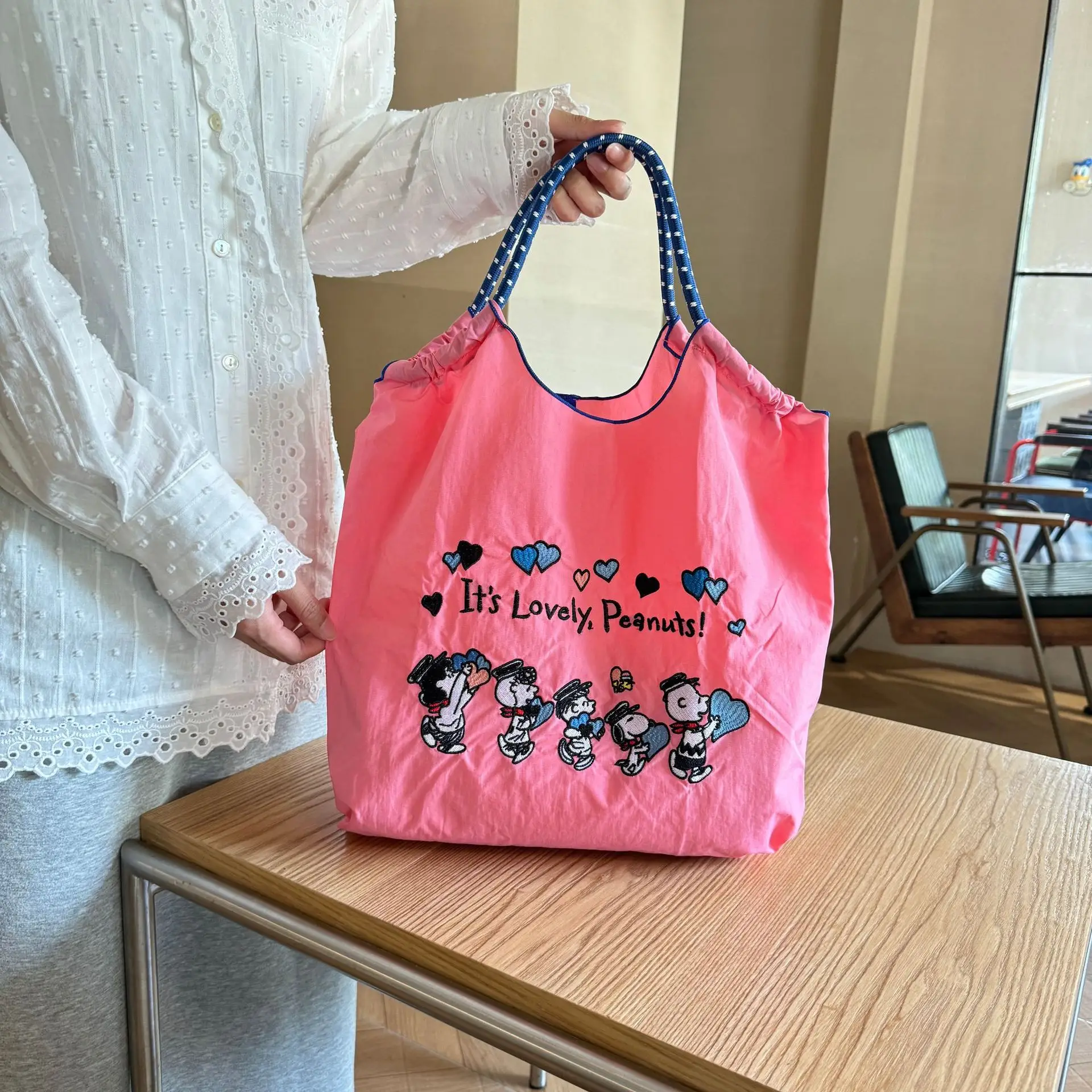 Pink Embroidered Shoulder Bag for Women luggage and leather goods - Image 201