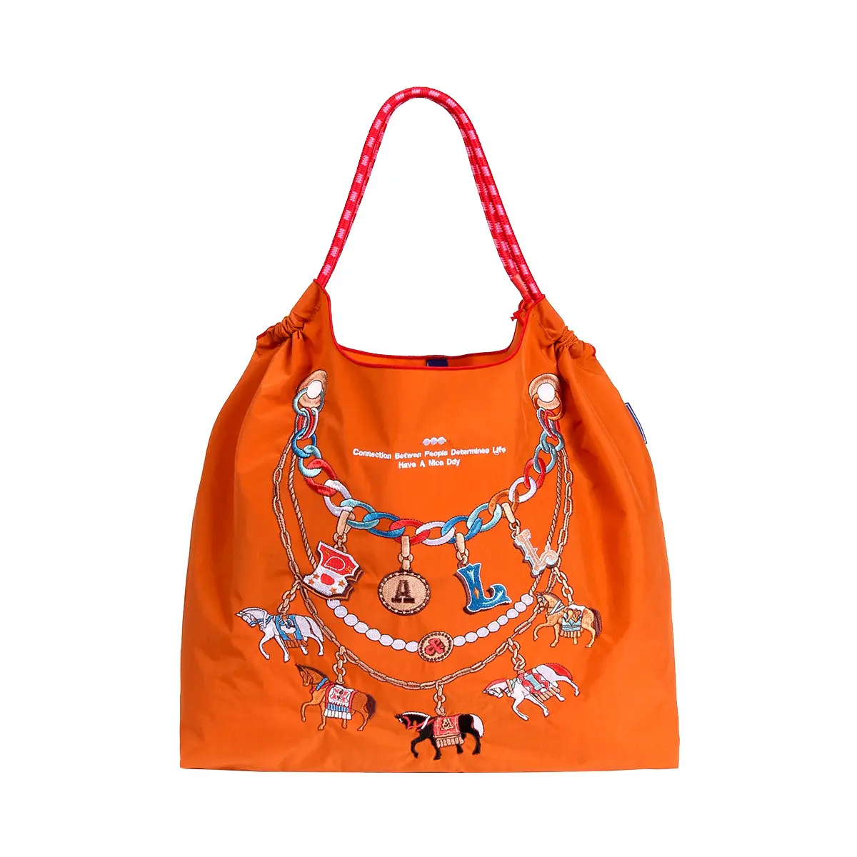 Pink Embroidered Shoulder Bag for Women luggage and leather goods - Image 226