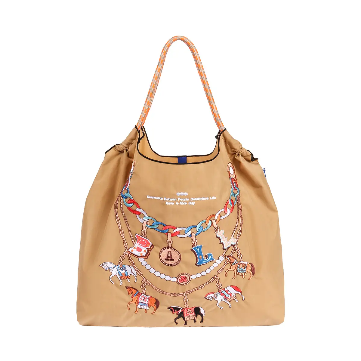 Pink Embroidered Shoulder Bag for Women luggage and leather goods - Image 229