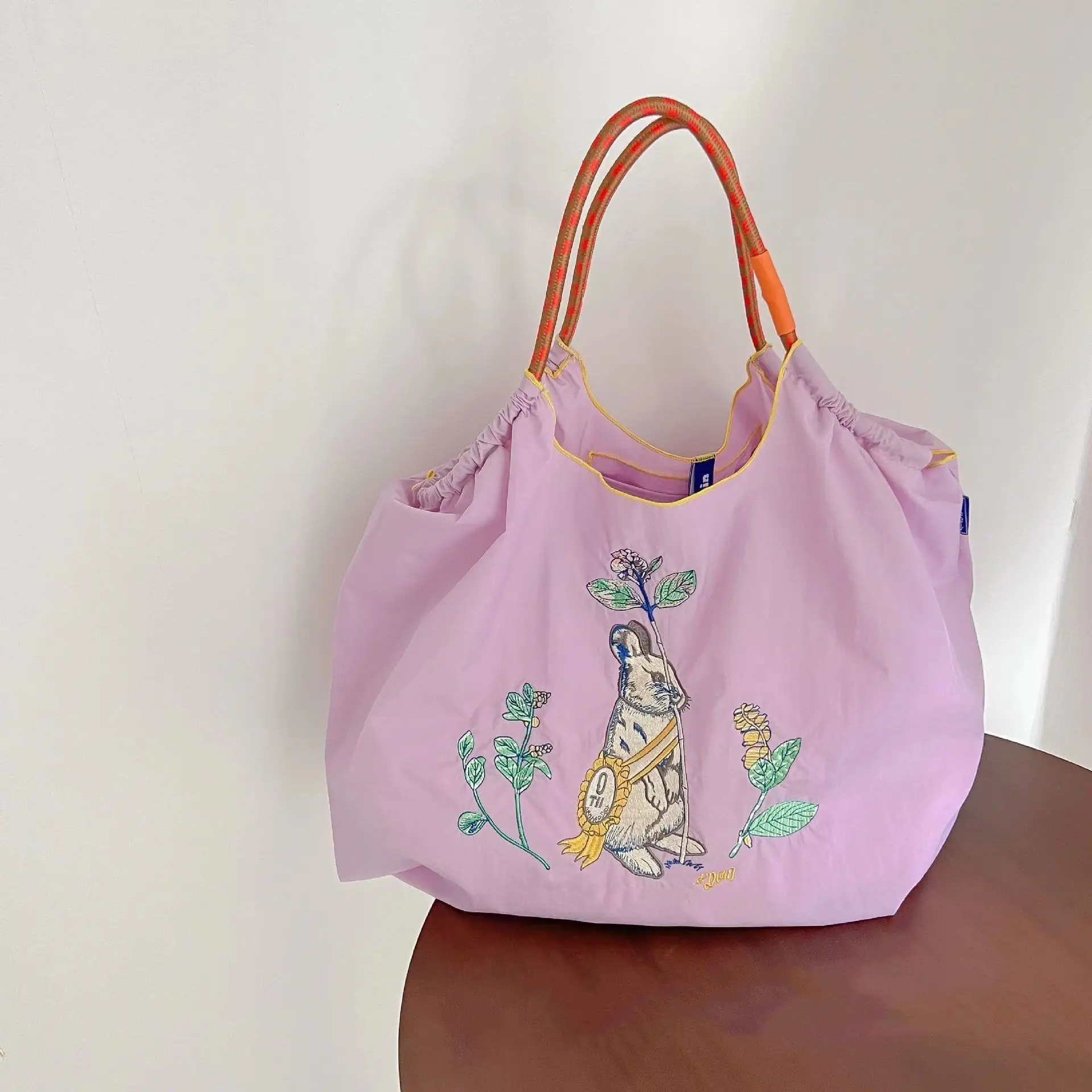 Pink Embroidered Shoulder Bag for Women luggage and leather goods - Image 28