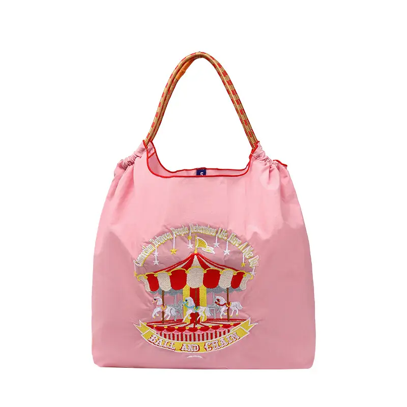 Pink Embroidered Shoulder Bag for Women luggage and leather goods - Image 70