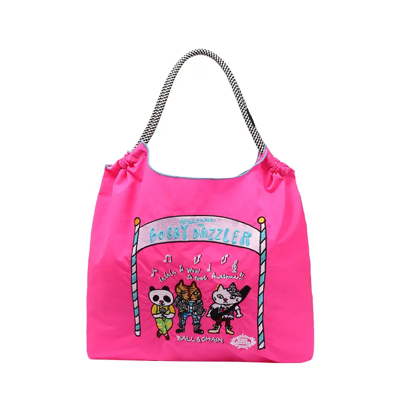 Pink Embroidered Shoulder Bag for Women luggage and leather goods - Image 76